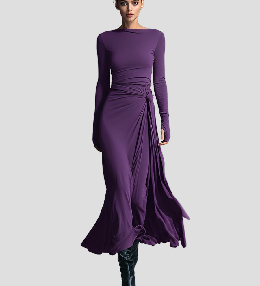 Melavindra | Elegantný tvarujúci elastický šaty