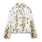 Winter Plush Coat Fashion Warm Thicken Fluffy Lapel Jacket Outwear Casual Long Sleeve Tops Womens Clothing