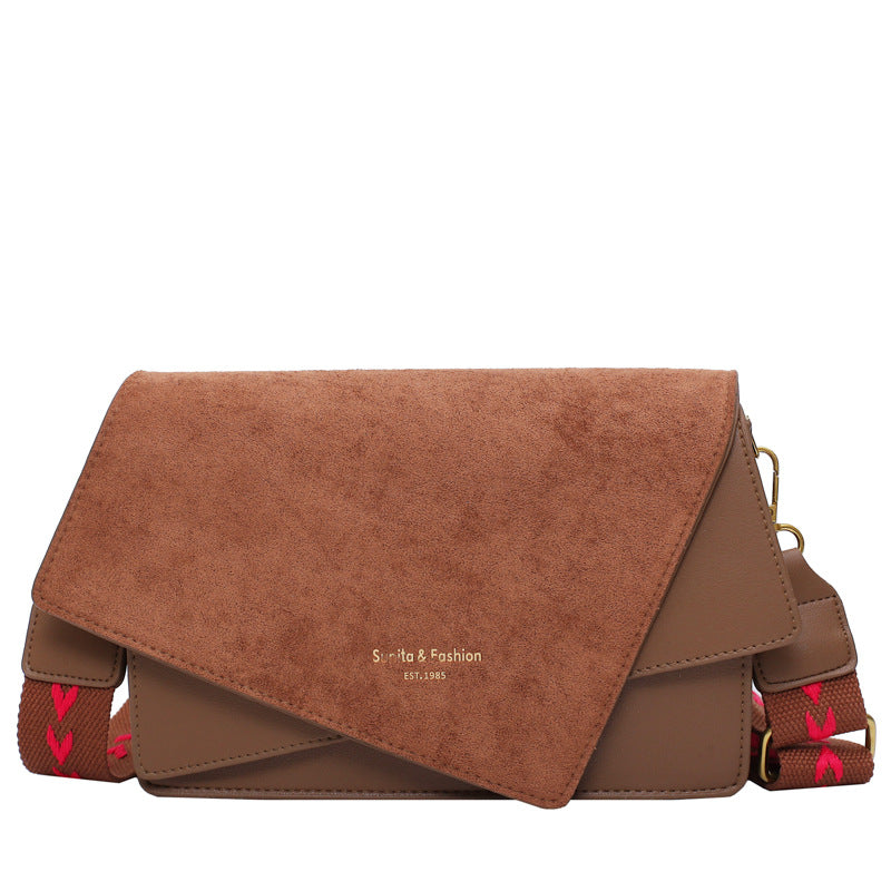 Frosted Shoulder Bag Portable Simple Messenger Bag