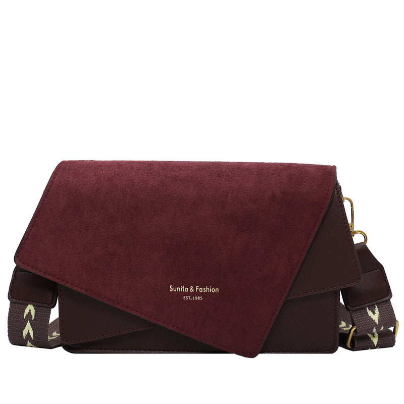 Frosted Shoulder Bag Portable Simple Messenger Bag