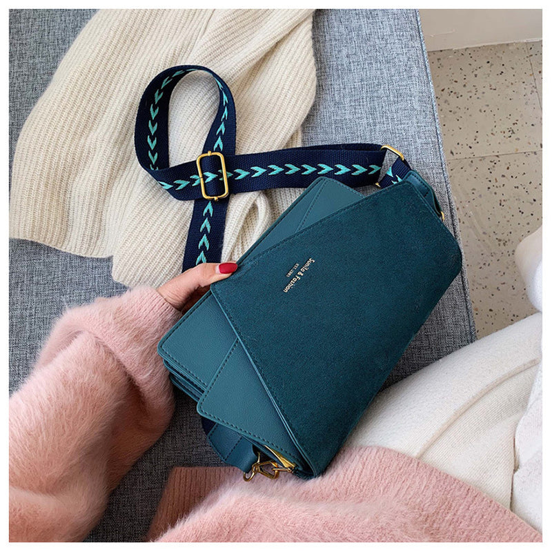 Frosted Shoulder Bag Portable Simple Messenger Bag
