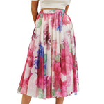 Ladies' Mesh Micro-Elastic Skirt Printing