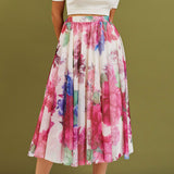 Ladies' Mesh Micro-Elastic Skirt Printing