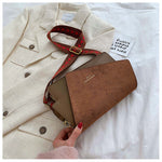 Frosted Shoulder Bag Portable Simple Messenger Bag