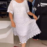 Delivara | Elegantné Šaty s Krátkym Rukávom