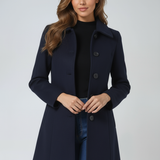 ELEGANTNÝ FIT & FLARE KABÁT