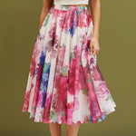 Ladies' Mesh Micro-Elastic Skirt Printing