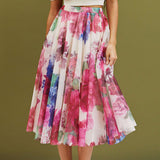 Ladies' Mesh Micro-Elastic Skirt Printing