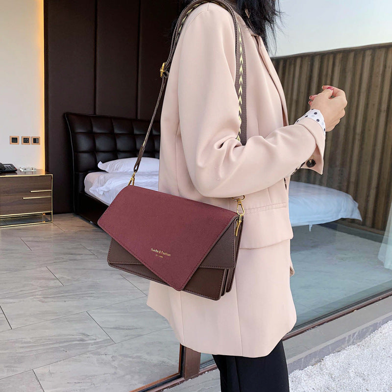 Frosted Shoulder Bag Portable Simple Messenger Bag