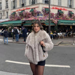 Winter Plush Coat Fashion Warm Thicken Fluffy Lapel Jacket Outwear Casual Long Sleeve Tops Womens Clothing